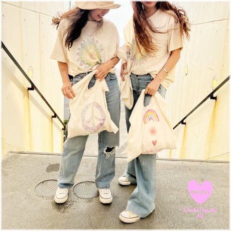 S.O.S×Etsu　PEACE　OAT BAG