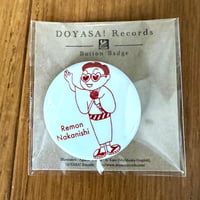 缶バッヂ（唄うレモン・白地）