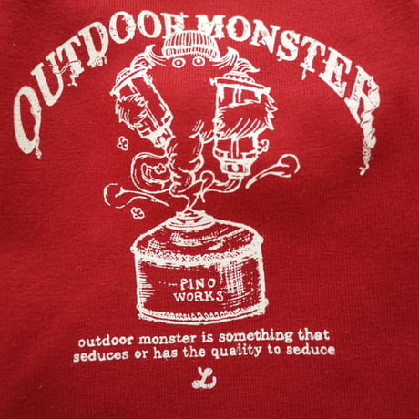 OUTDOORMONSTER×pinoworks DOG-T  (Mサイズ)