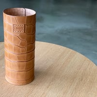 CB缶 レザージャケット 型押しクロコ