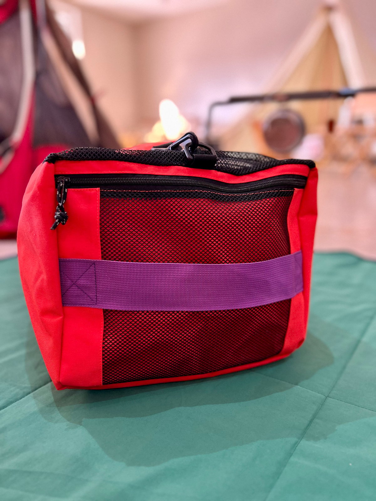 ピノワークスメッシュレザー　ウォールナット HIJIWAR PINOWORKS メッシュストレージバッグ | pinoworks