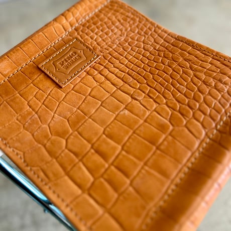 DAIS×PW PICNIC LEATHER CHAIR （型押しクロコ）
