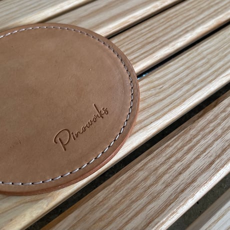 OIL LEATHER COASTER
