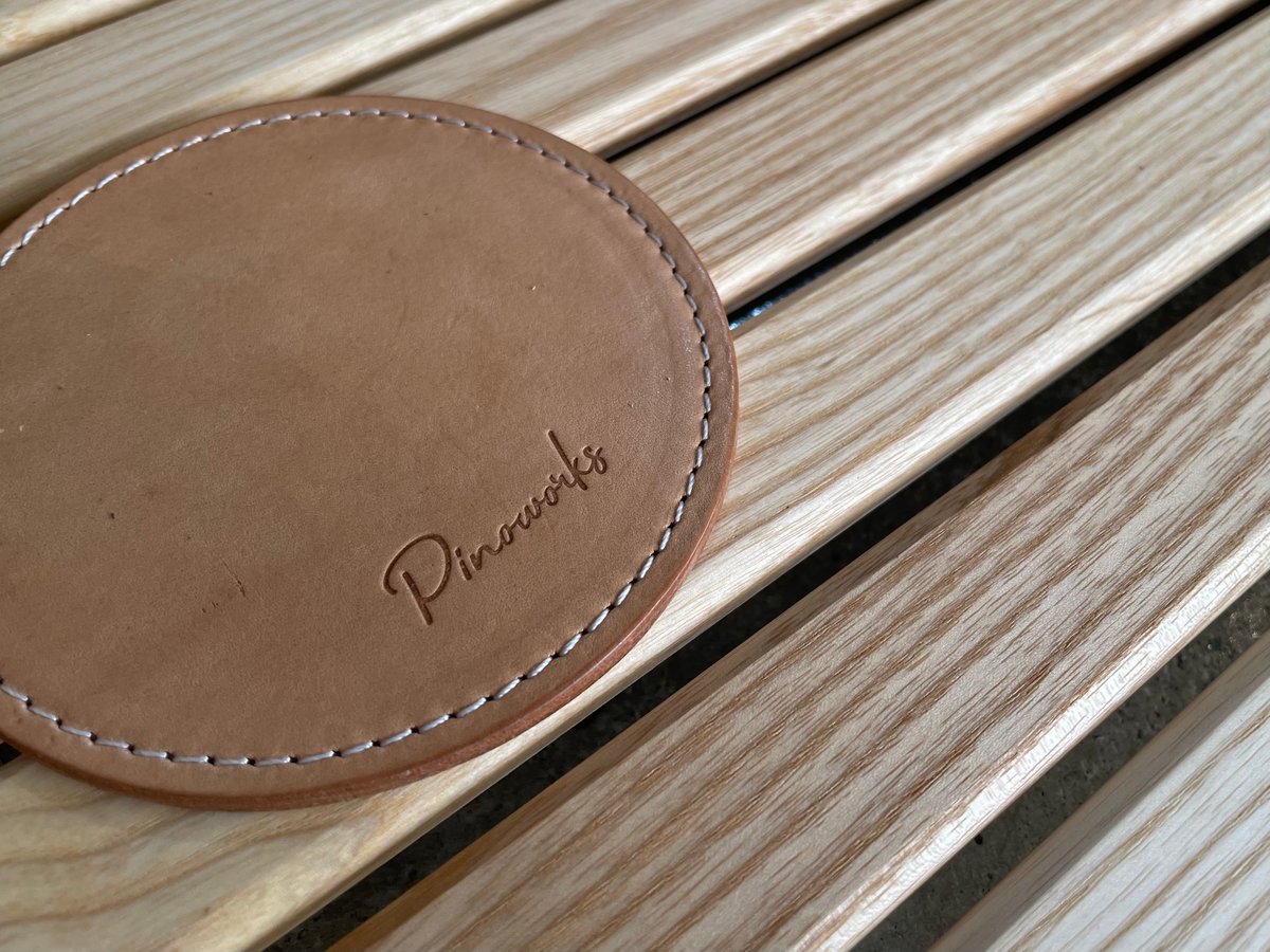 LEATHER COASTER | pinoworks