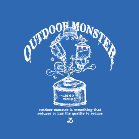 OUTDOORMONSTER×pinoworks DOG-T  (Mサイズ)