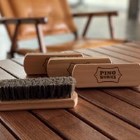 PINOWORKS lether horse brush