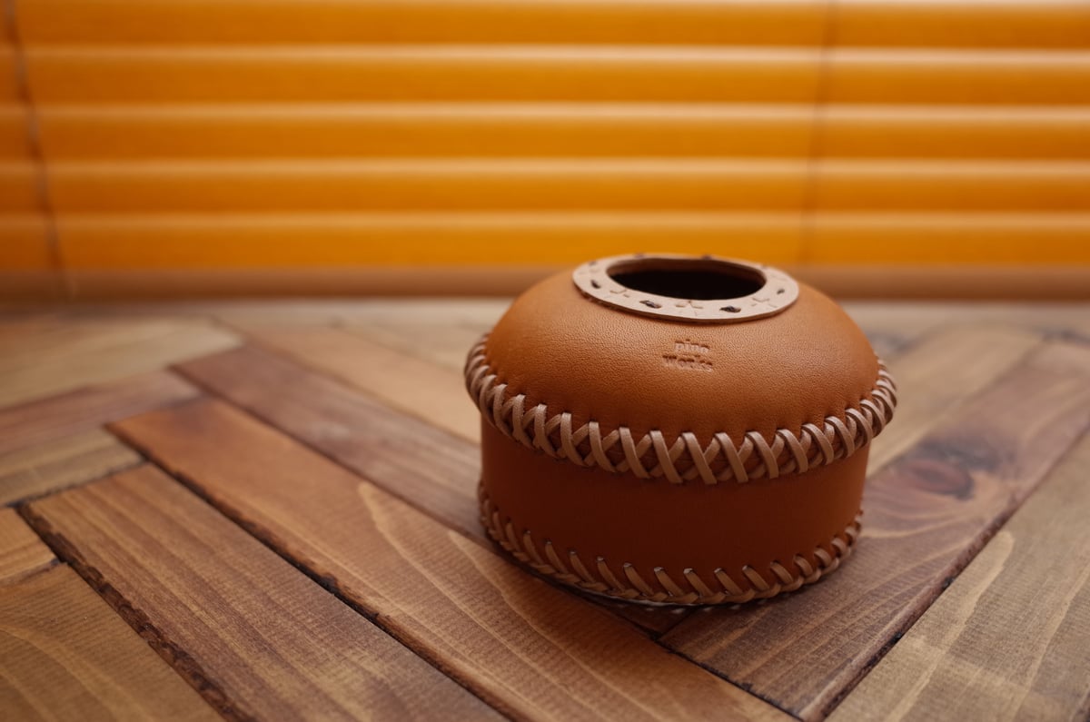 OD缶レザージャケット110 (キャメル) | pinoworks