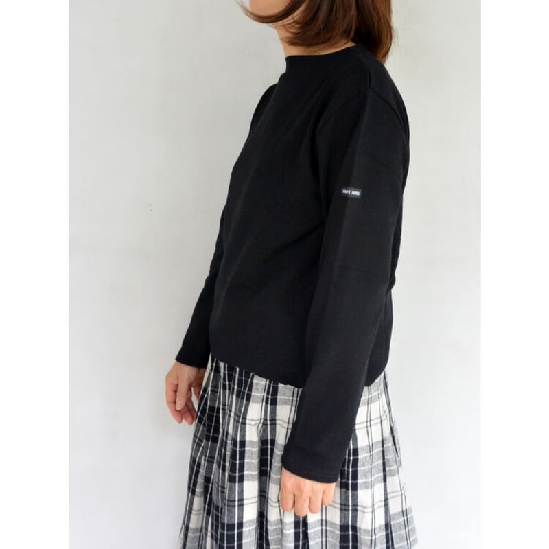 SAINT JAMES セントジェームス OUESSANT SOLID(無地)NOIR 正規取