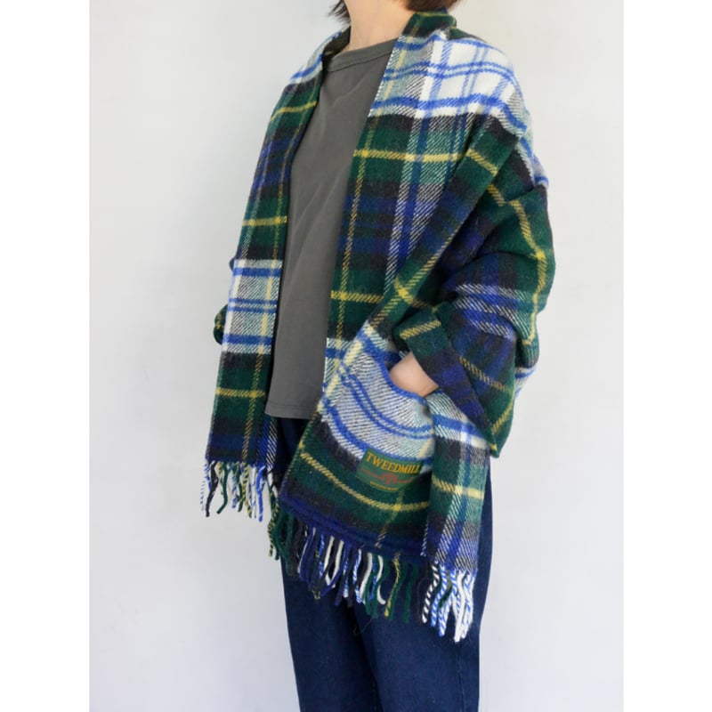 ラスト1枚】Tweedmill (ツイードミル)ウールブランケット 大判 ラスト1枚】Tweedmill (ツイードミル)ウールブランケット 大判