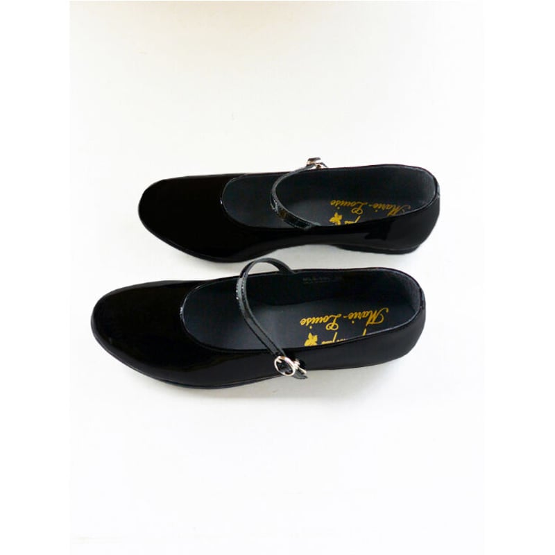 Marie Louise エナメルワンストラップシューズ Black | Little Marie Louise エナメルワンストラップシューズ Black | Little