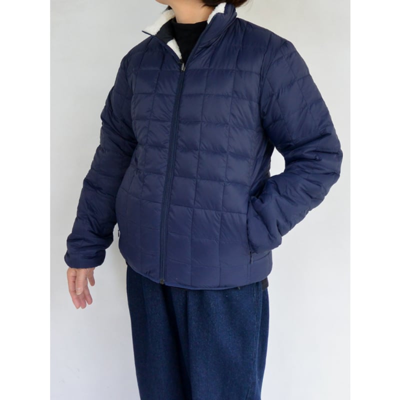 TAION マウンテンリバーシブル　ダウン×ボア UNISEX】TAION マウンテン リバーシブル ダウン×ボア ジャケットNAVY