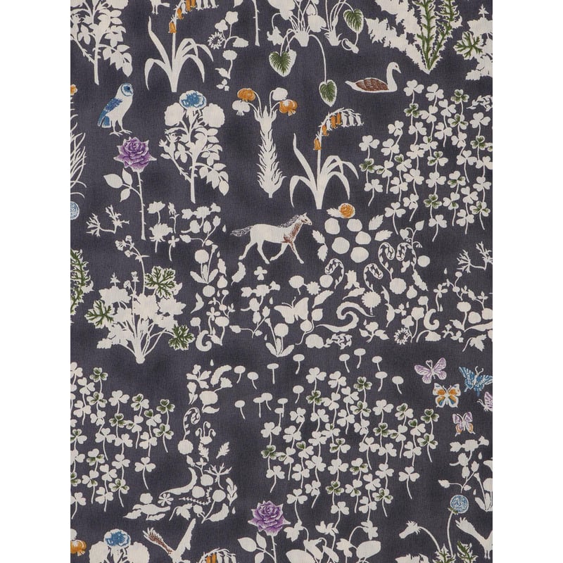 sosotto(ソソット)LIBERTY PRINTチビ衿ピンタック前開きワンピース | Li