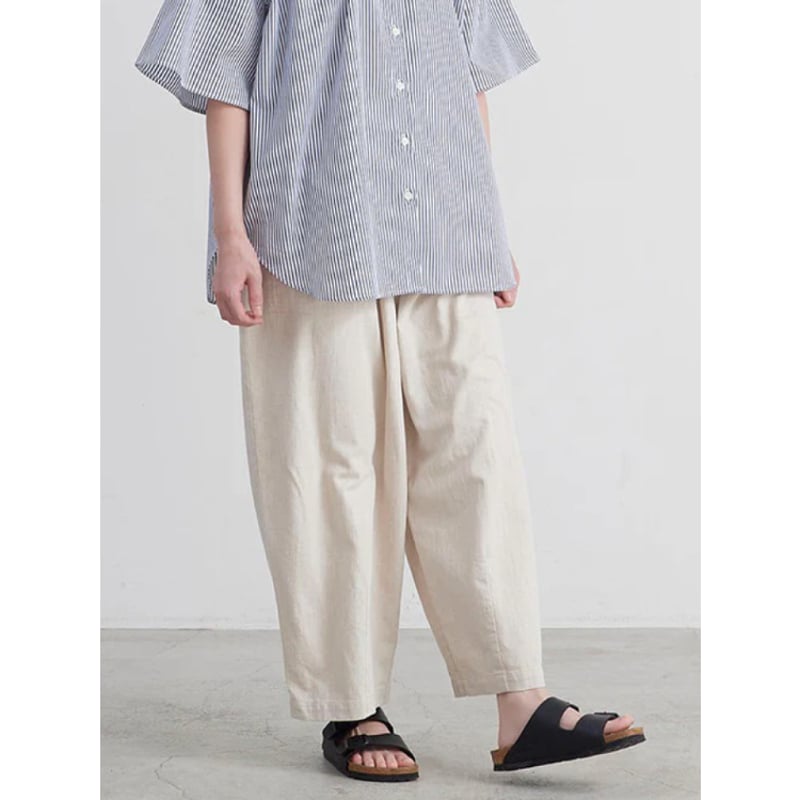 再値下げ！【新品】HEAVENLY(ヘブンリー)コットンリネンスキッパーブラウス 最終入荷】HEAVENLY(ヘブンリー) コットン リネン デニム フロント