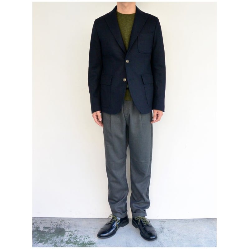 arbre(アルブル)3B Wool JACKET NAVY | Little by Little