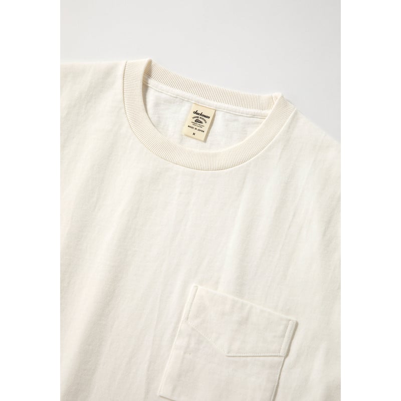 Jackman Dotsume Pocket T-Shirt 度詰めポケットT半袖 Off W