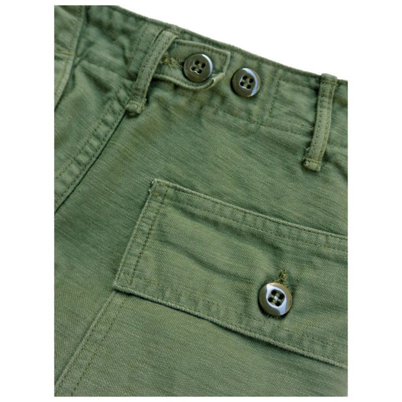 orSlow オアスロウ ファティーグパンツ ボタンフライ M オアスロウ ファティーグパンツ ボタンフライ サイズL