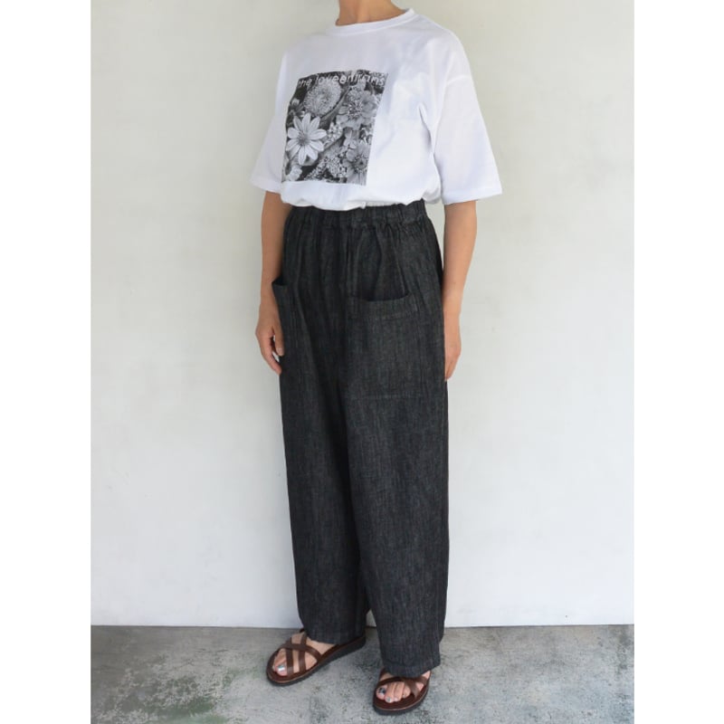 再値下げ！【新品】HEAVENLY(ヘブンリー)コットンリネンスキッパーブラウス 最終入荷】HEAVENLY(ヘブンリー) コットン リネン デニム フロント