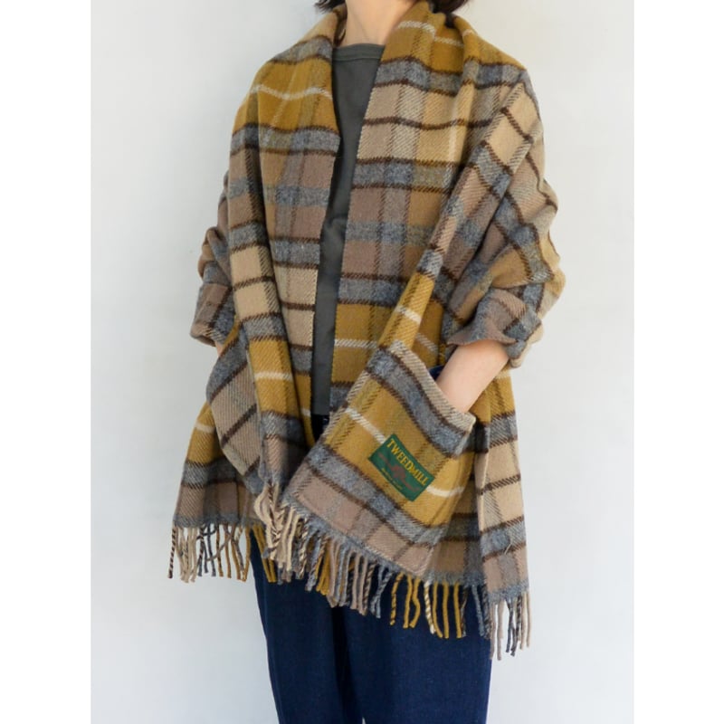 100%WOOL原産国H(アッシュ) Tweedmill Check Coat - www ...