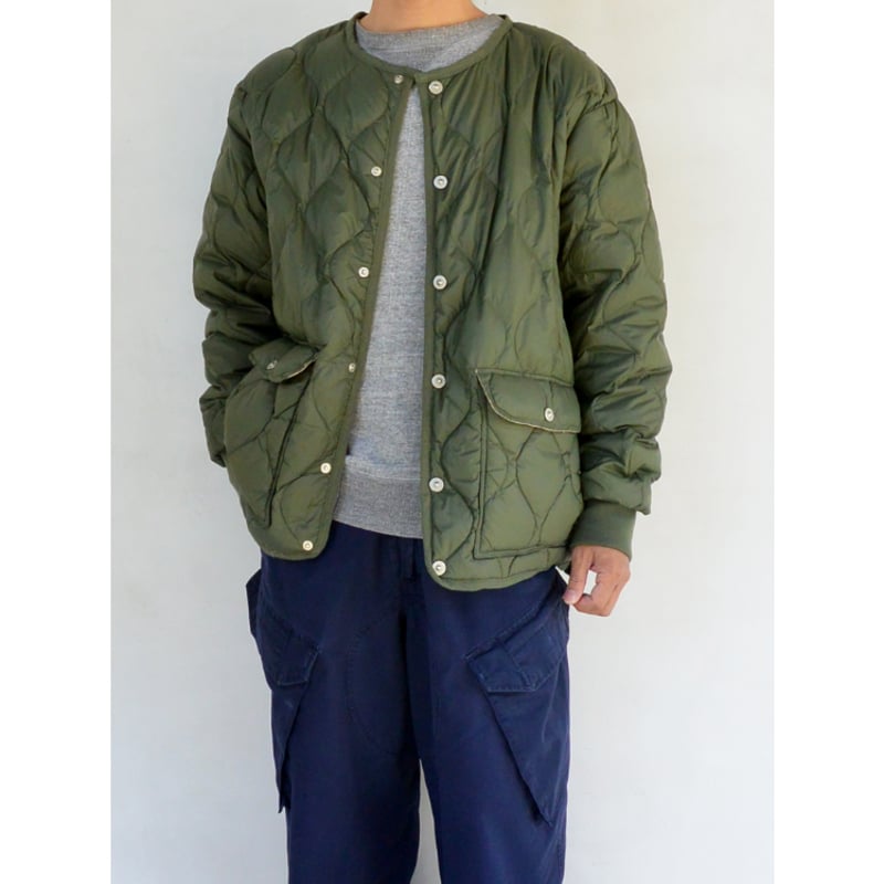 UNISEX】TAION ミリタリー クルーネック ダウンジャケット