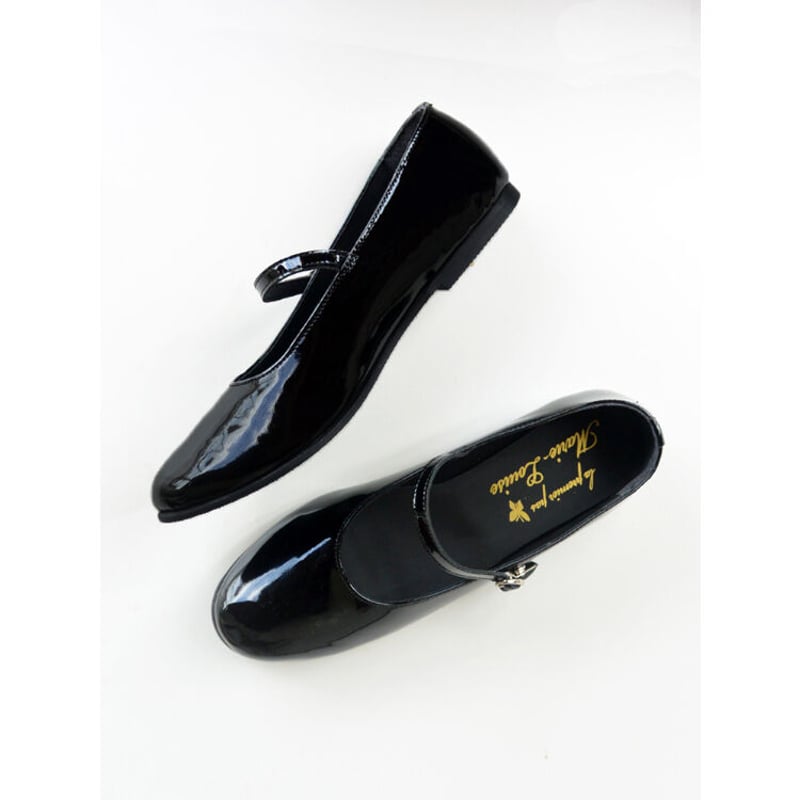 Marie Louise エナメルワンストラップシューズ Black | Little
