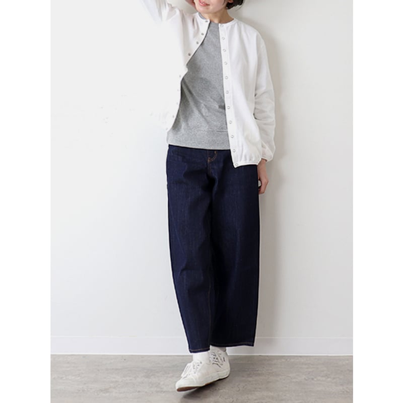 美品✨ドゥロワー コットン　カシミヤ　裏毛　ドットボタン　カーディガン ドゥロワー(Drawer)ドゥロワー 3Gコットンへアリー カーディガン