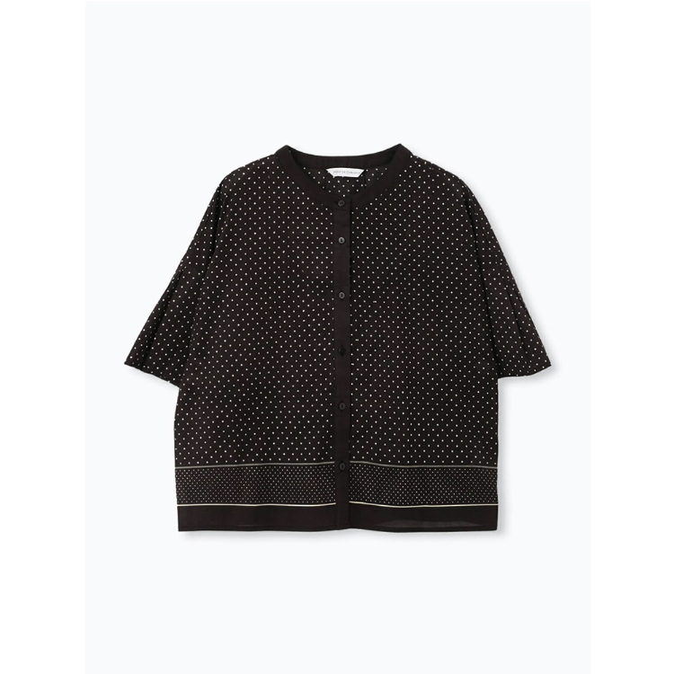 再入荷なし】PONT DE CHALONS(ポンデシャロン)ドット柄パネルプリント