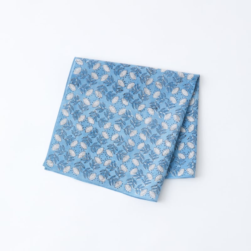 Horn Please STYLE ブロックプリントハンカチ Block-Print hand