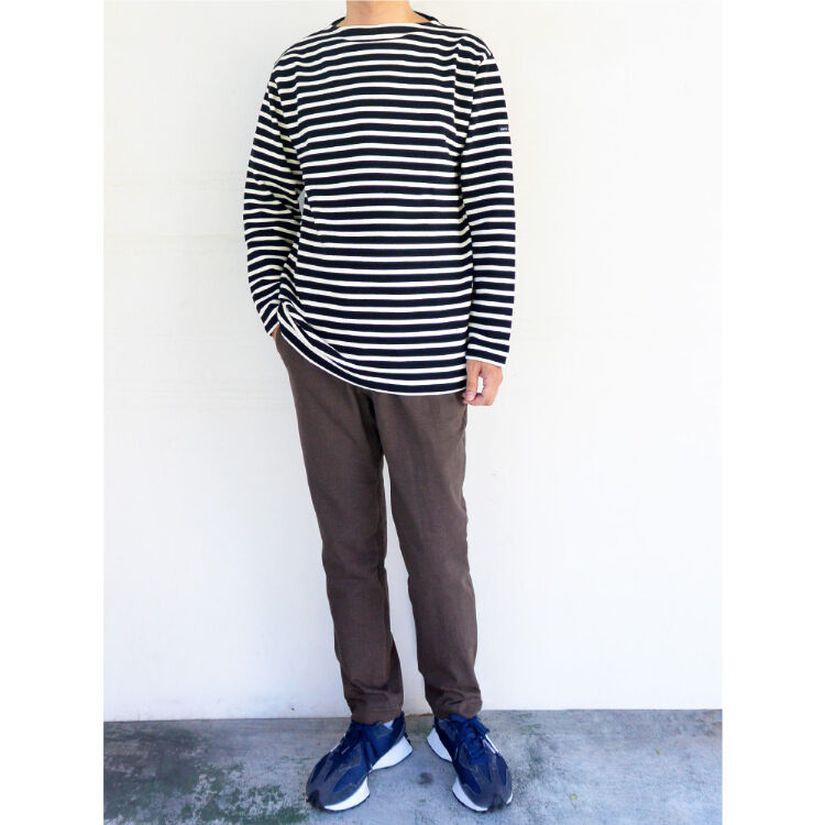 SAINT JAMES OUESSANT BORDER ウエッソンボーダー (NOIR/ECR