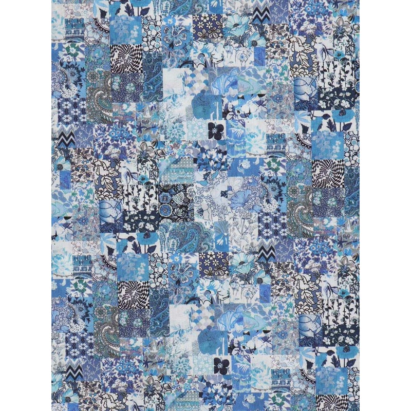 sosotto(ソソット)LIBERTY PRINTチビ衿ピンタック前開きワンピース | Li