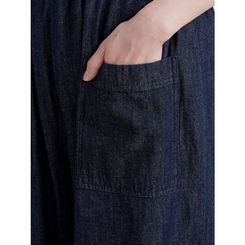再値下げ！【新品】HEAVENLY(ヘブンリー)コットンリネンスキッパーブラウス 最終入荷】HEAVENLY(ヘブンリー) コットン リネン デニム フロント