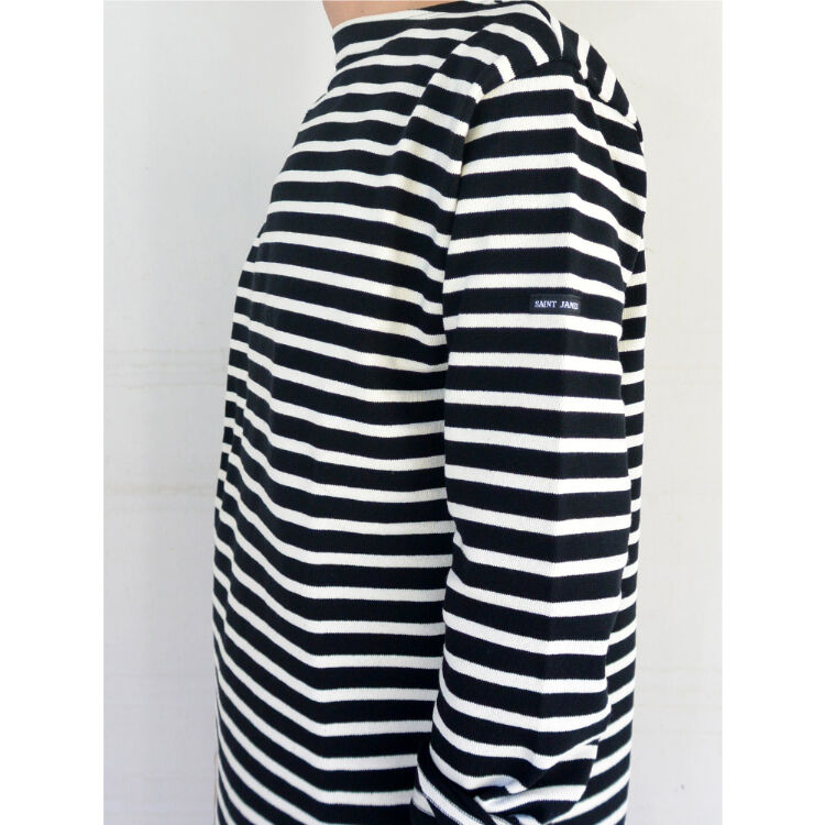SAINT JAMES/OUESSANT/ウェッソン ボーダー SAINT JAMES OUESSANT BORDER ウエッソンボーダー (NOIR/ECR
