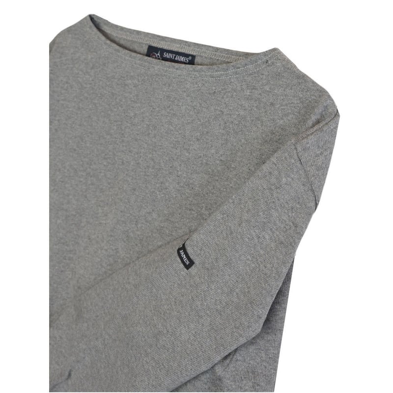 SAINT JAMES セントジェームス　【新品】OUESSANT SOLID SAINT JAMES セントジェームス OUESSANT SOLID（無地）GRIS（杢