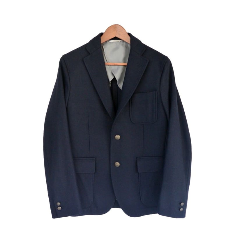 arbre(アルブル)3B Wool JACKET NAVY | Little by Little