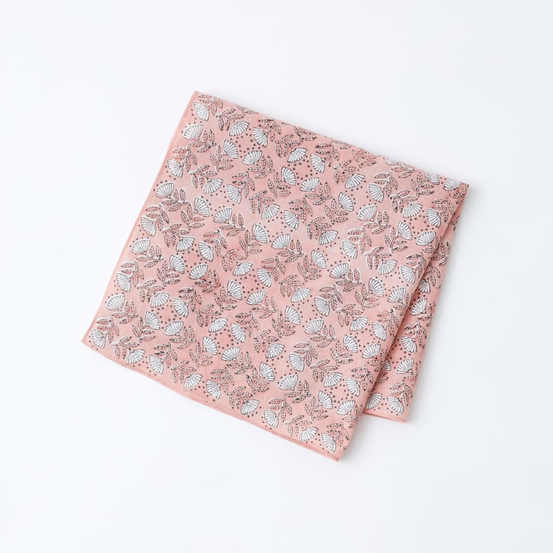 Horn Please STYLE ブロックプリントハンカチ Block-Print hand