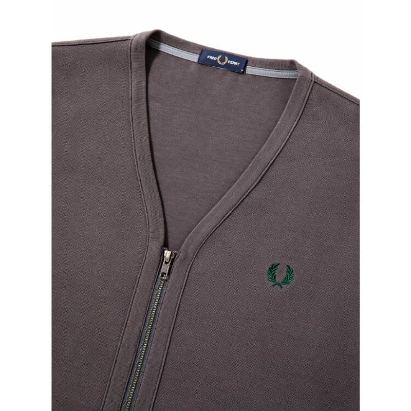 FRED PERRY ジップスルーカーディガン Zip Through V Neck Card FRED PERRY ジップスルーカーディガン Zip Through V Neck Card