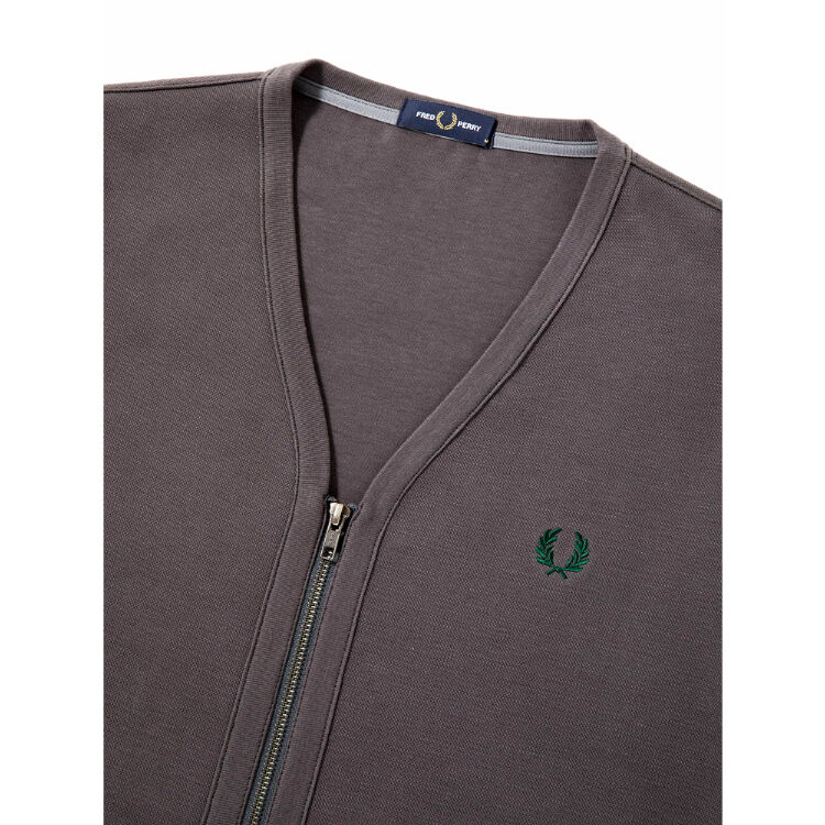 FRED PERRY ジップスルーカーディガン Zip Through V Neck Card FRED PERRY ジップスルーカーディガン Zip Through V Neck Card