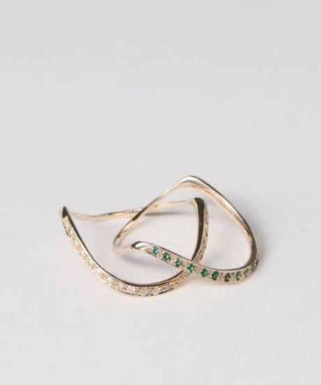Rainbow ring K10