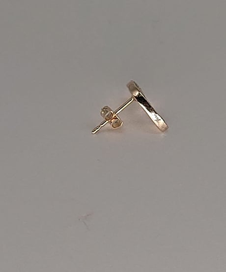 Rainbow pierced earrings-sapphire-