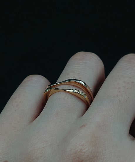 minamo thin ring k10 イエローゴールド
