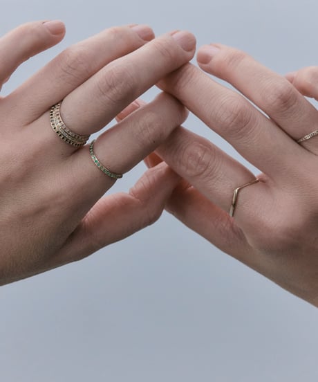Rainbow ring K10