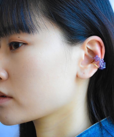 bloom gems earcuff-アメシスト-