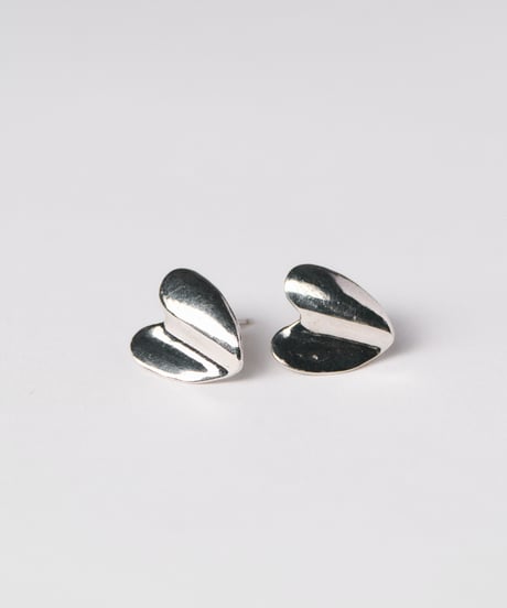PLAFU heart pierced earrings