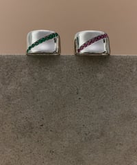 CANVAS ring with line gems