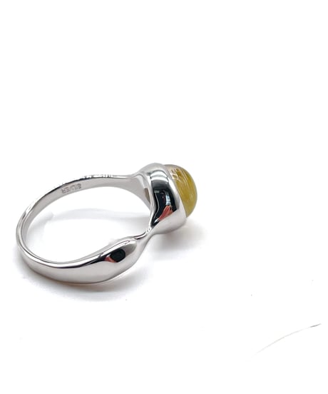 minamo ring Gold Rutilated Quartz、 ゴールドルチルクォーツ