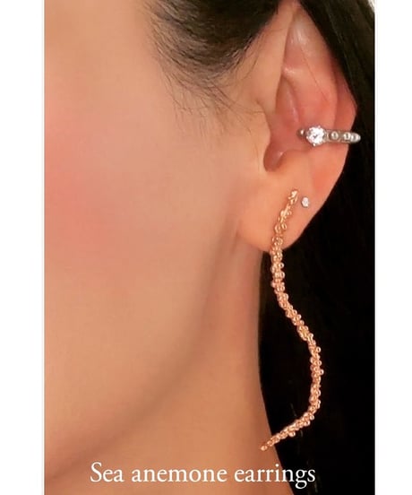 Sea anemone long pierced