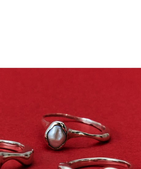 minamo ring with pearl