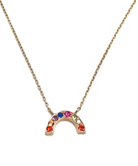 rainbow necklace マルチカラーサファイア