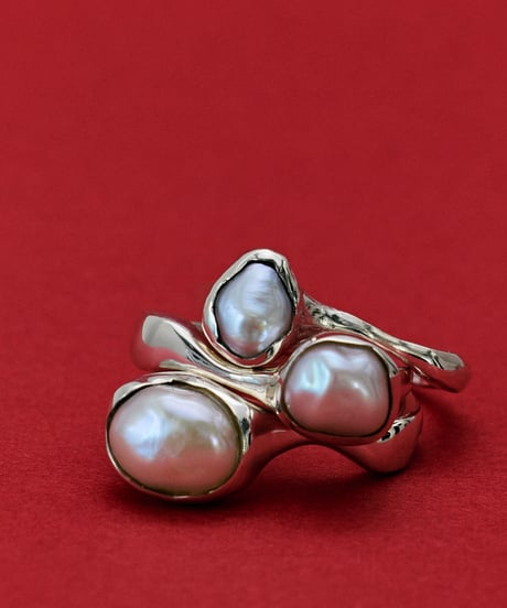 minamo ring with pearl