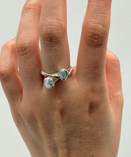 minamo ring with pearl