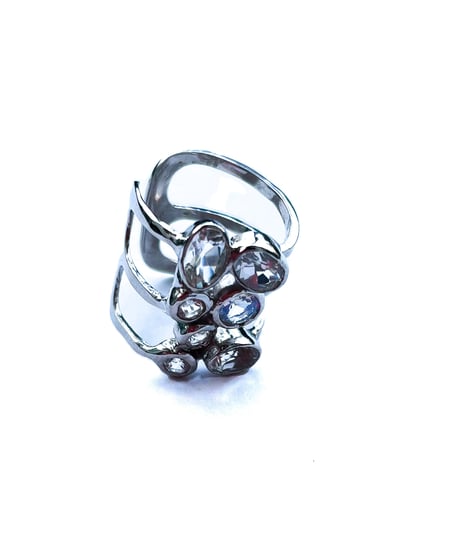 PLAFU7 gems earcuff &pinky ring
